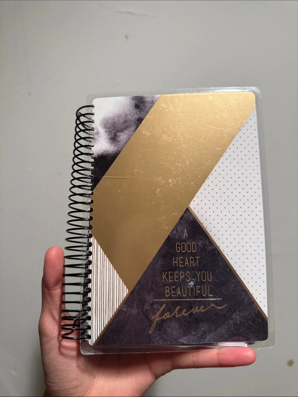 Geometric Spiral Notebook - 